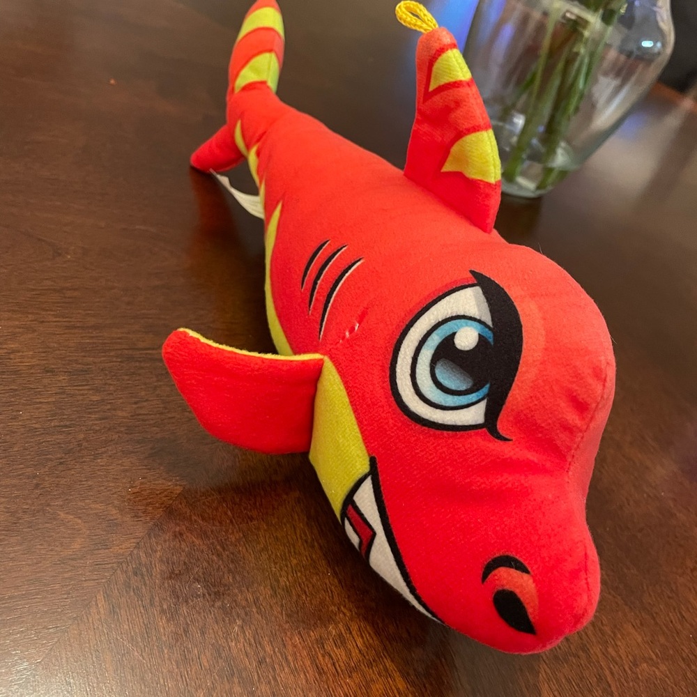 Boy shark red plush super soft